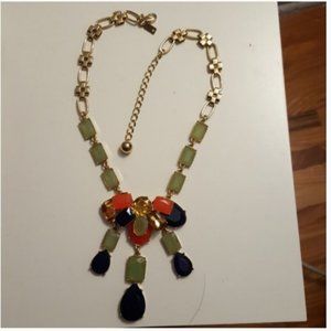 kate spade green blue orange necklace nwot